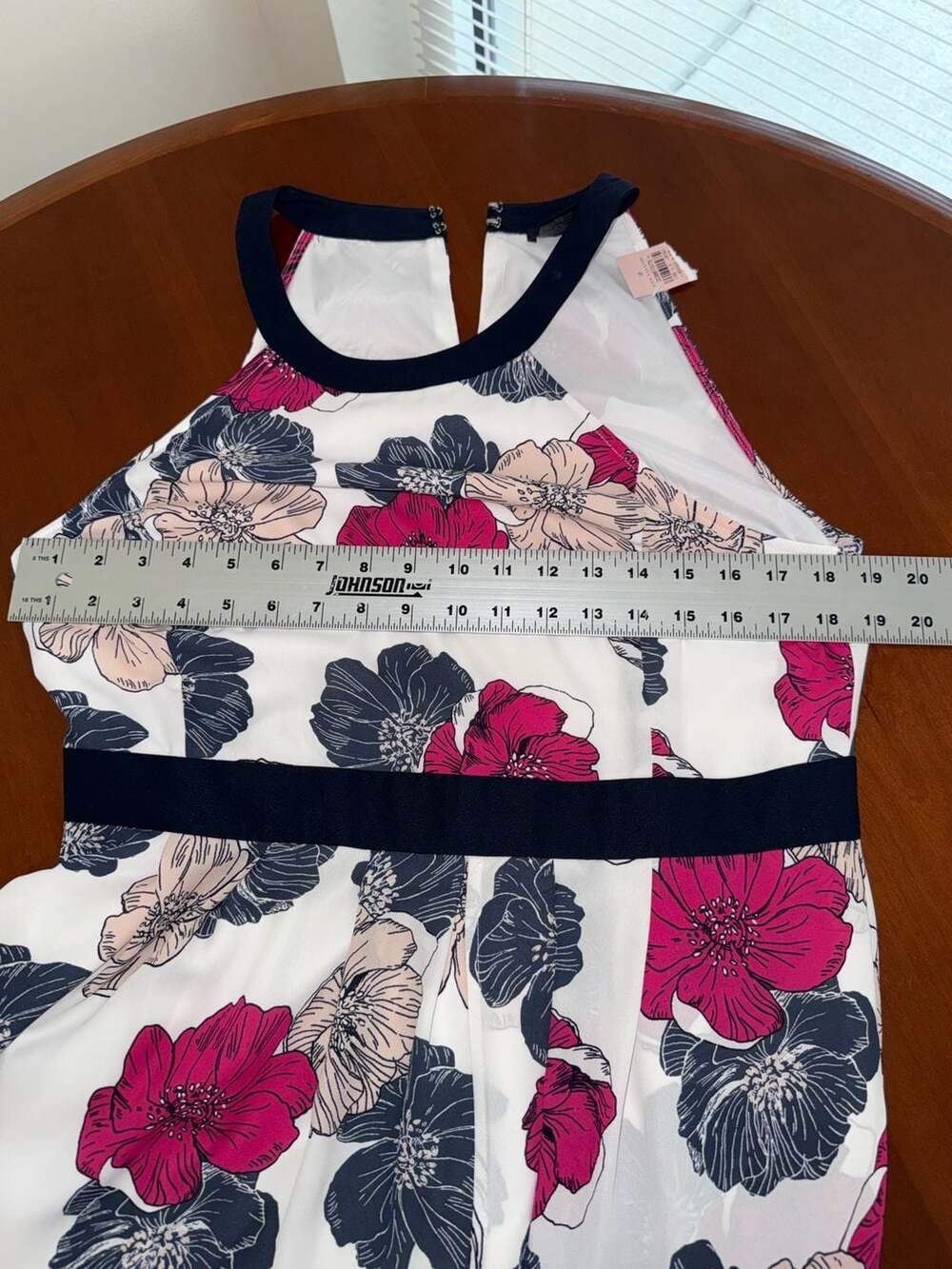 Ann Taylor Petite Floral Halter Maxi Dress Size 12P - Picture 4 of 5